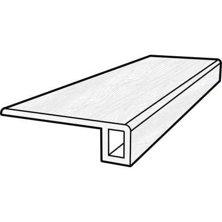 COREtec COREtec Premium 94" x 2" Vinyl Floating or Glue Down Vinyl Flooring End Cap/Threshold - Sold by Piece (7.87 LF/Piece) Bravado Pine
