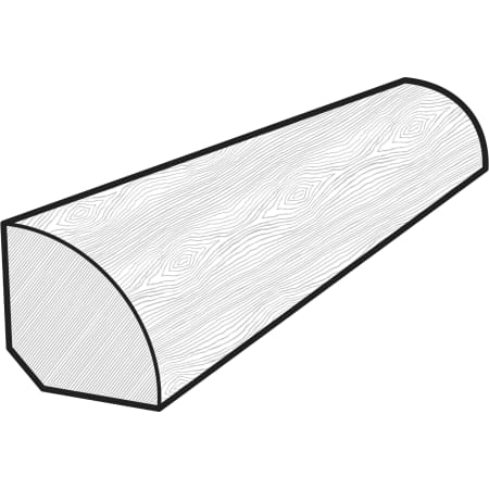 COREtec COREtec Scratchless 94" x 1" Vinyl Floating or Glue Down Vinyl Flooring Quarter Round - Sold by Piece (7.83 LF/Piece) Prescott Oak