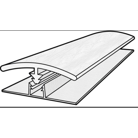 COREtec CT Scratchless 94" Long Vinyl Glue Down T-Molding - Sold by Piece (7.87 LF/Piece) Alba Marble