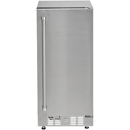 Coyote 15 Inch Wide 3 Cu. Ft. Compact Freezerless Refrigerator with LED Lights and ADA Compliant Stainless Steel