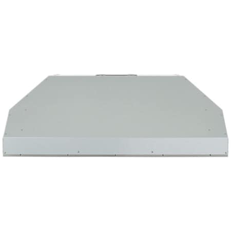 Coyote 42 Inch Wide Insert Range Hood with LED Lights and Baffle Filters Stainless Steel