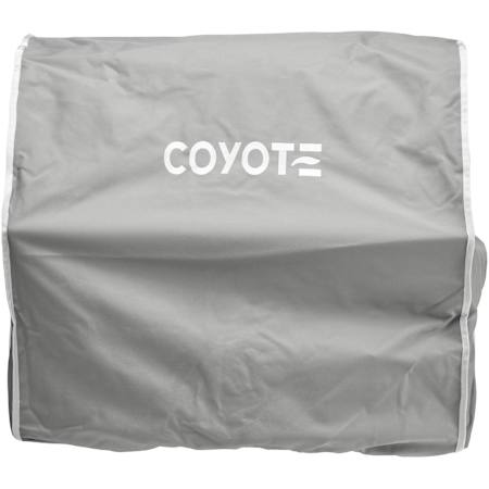 Coyote 30 Inch Wide Vinyl BBQ Grill Cover Gray