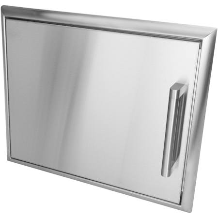 Coyote 20 Inch Wide Single Access Door with Beveled Trim Stainless Steel