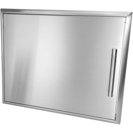 Coyote 24 Inch Wide Single Access Door with Beveled Trim Stainless Steel
