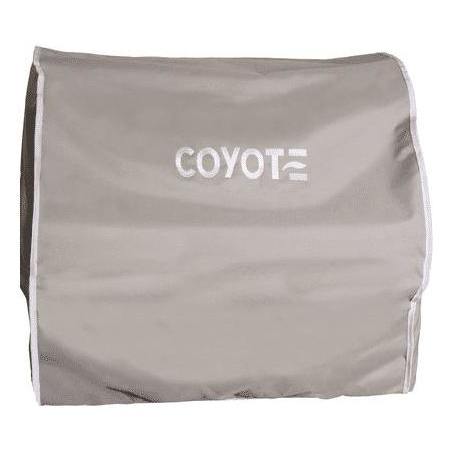 Coyote 34 Inch Wide Vinyl BBQ Grill Cover Gray