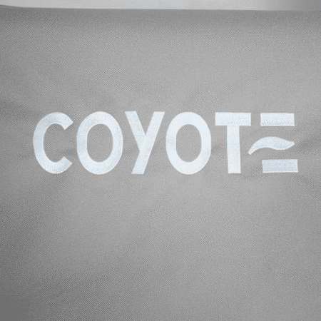 Coyote 25 Inch Wide Portable BBQ Grill Cover Gray