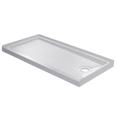CRAFT + MAIN 60" x 32" Rectangular Shower Base with Single Threshold and Right Drain White