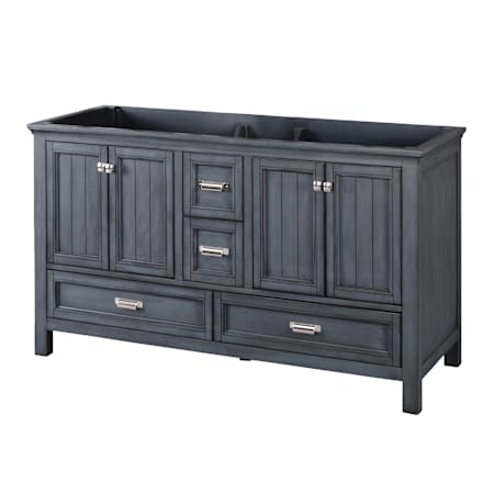 CRAFT + MAIN Brantley 60" Double Free Standing Wood Vanity Cabinet Only - Less Vanity Top Harbor Blue
