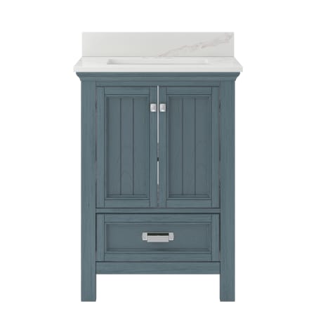 CRAFT + MAIN Brantley 24" Free Standing Single Basin Vanity Set with Cabinet and Quartz Vanity Top