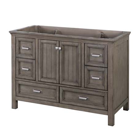 CRAFT + MAIN Brantley 48" Single Free Standing Wood Vanity Cabinet Only - Less Vanity Top Distressed Grey