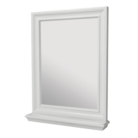 CRAFT + MAIN Cherie 23-1/8" W x 30" H Transitional Rectangular Wood Framed Bathroom Wall Mirror White