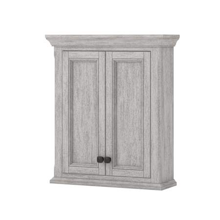 CRAFT + MAIN Ellery 28" Plywood Wall Mounted Bathroom Cabinet Vintage Grey