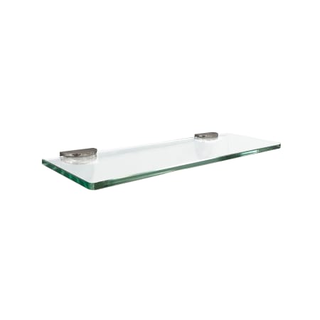 CRAFT + MAIN 15" Glass Shower Shelf Brushed Nickel