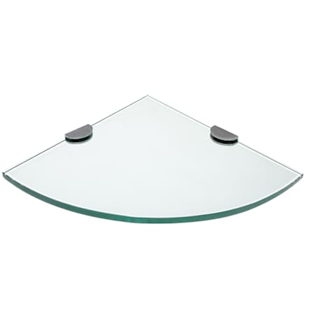 CRAFT + MAIN 10" Glass Shower Shelf Brushed Nickel