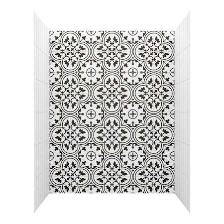 CRAFT + MAIN Jetcoat 60" x 36" x 78" Five Panel Alcove Shower Wall Kit Cortona
