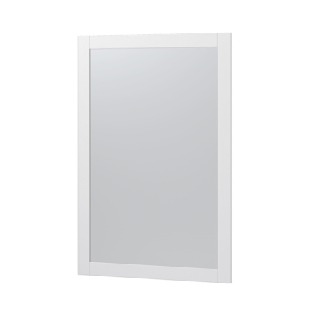 CRAFT + MAIN Jaxon 22" W x 32" H Transitional Rectangular Framed Bathroom Wall Mirror White