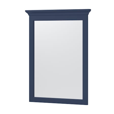 CRAFT + MAIN Lawson 24" W x 32" H Traditional Rectangular Framed Bathroom Wall Mirror Aegean Blue