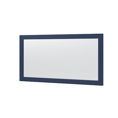 CRAFT + MAIN Lawson 60" W x 32" H Traditional Rectangular Framed Bathroom Wall Mirror Aegean Blue