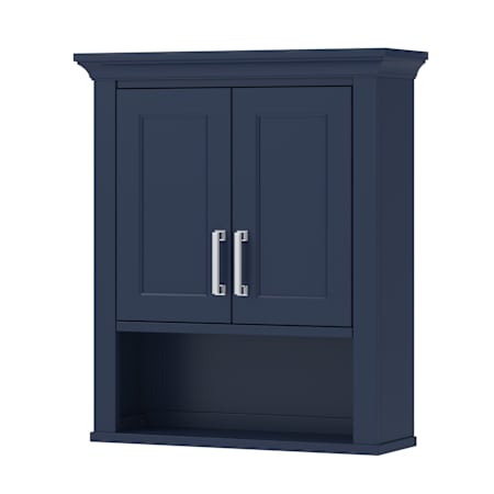 CRAFT + MAIN Lawson 28" Wood Wall Mounted Bathroom Cabinet Aegean Blue