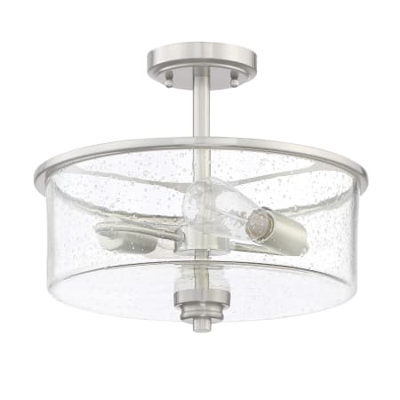 Craftmade Bolden 2 Light 13" Wide Pendant / Semi-Flush Ceiling Fixture Brushed Polished Nickel