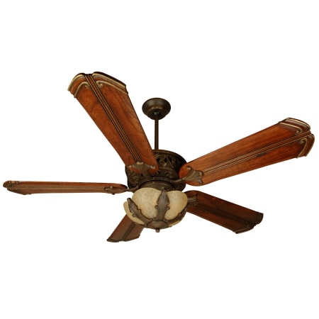 Aged Bronze with B552C-CH2- Fan Blades and LKE305 Light Kit