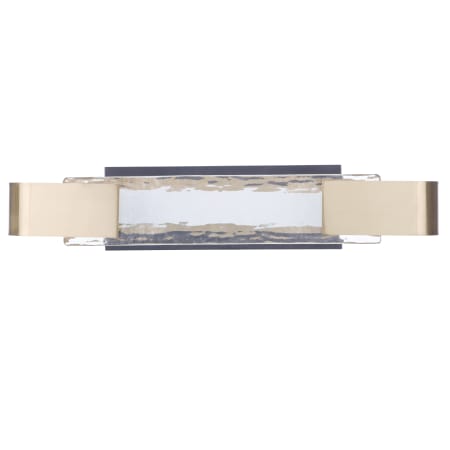 Craftmade Harmony 5" Tall LED Wall Sconce Flat Black / Satin Brass