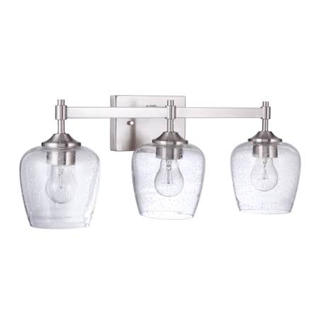 Craftmade Stellen 22" Wide Vanity Light Brushed Polished Nickel