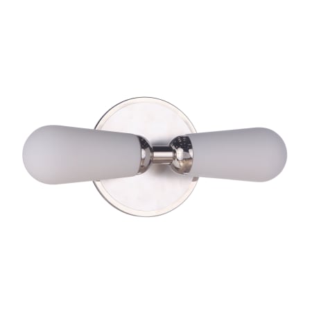 Craftmade Riggs 2 Light 16" Wide Vanity Light Brushed Polished Nickel / Polished Nickel
