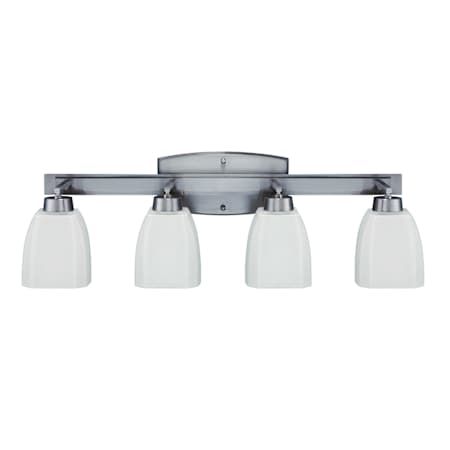 Craftmade Bridwell 4 Light 28" Wide Vanity Light Brush Nickel