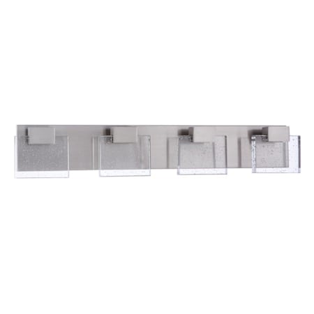 Craftmade Alamere 4 Light 29" Wide LED Vanity Light Brushed Polished Nickel