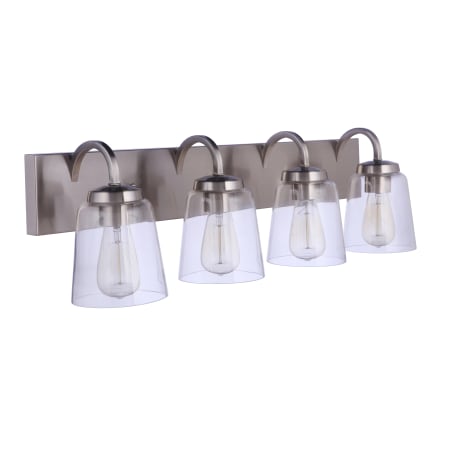 Craftmade Elsa 4 Light 31" Wide Vanity Light Brushed Polished Nickel