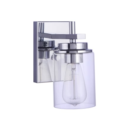 Craftmade Reeves 8" Tall Bathroom Sconce Chrome