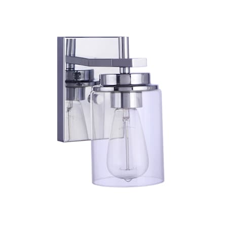 Craftmade Reeves 8" Tall Bathroom Sconce Chrome