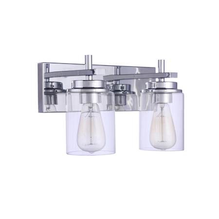 Craftmade Reeves 2 Light 14" Wide Vanity Light Chrome