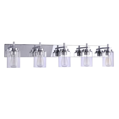 Craftmade Reeves 5 Light 41" Wide Vanity Light Chrome