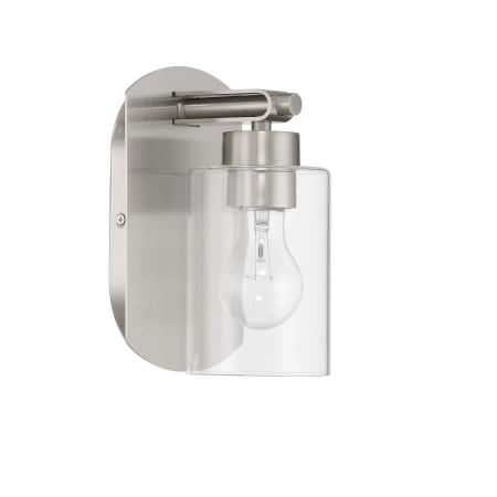 Craftmade Hendrix 9" Tall Wall Sconce Brushed Polished Nickel