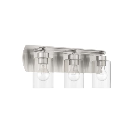 Craftmade Hendrix 3 Light 21" Wide Vanity Light Brushed Polished Nickel