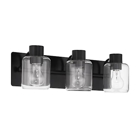 Craftmade Rori 3 Light 21" Wide Vanity Light Flat Black