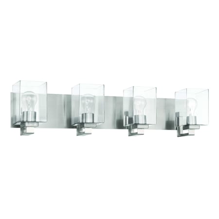 Craftmade McClane 4 Light 32" Wide Vanity Light Brushed Polished Nickel