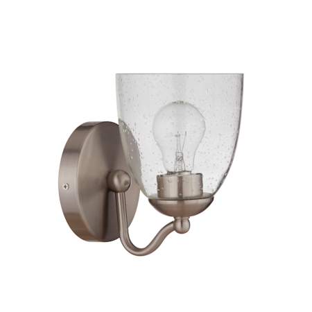 Craftmade Hillridge 10" Tall Bathroom Sconce Brushed Polished Nickel