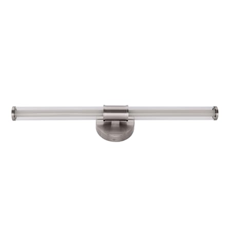 Craftmade Contrast 24" Wide LED Bath Bar Brushed Polished Nickel