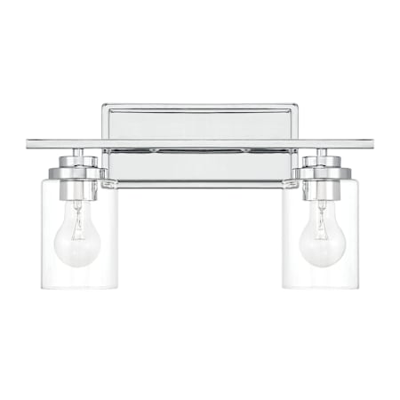 Craftmade Clark 2 Light 18" Wide Vanity Light Chrome