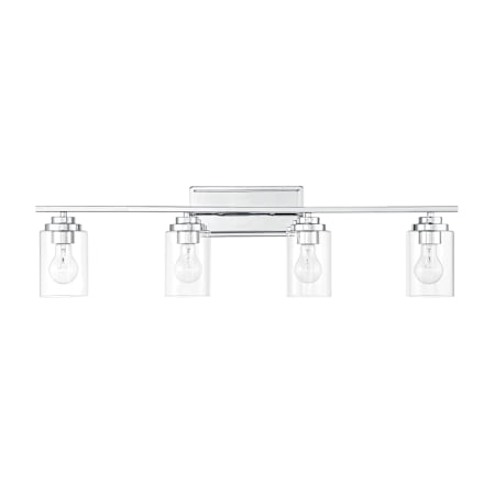 Craftmade Clark 4 Light 35" Wide Vanity Light Chrome