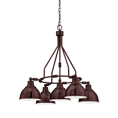 Craftmade Timarron 5 Light 30" Wide Chandelier Aged Bronze
