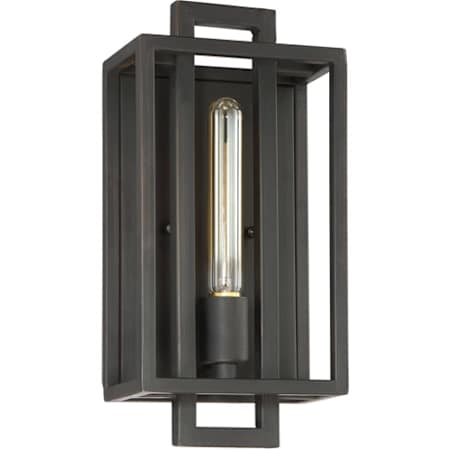 Craftmade Cubic 14" Tall Wall Sconce Aged Bronze Brushed