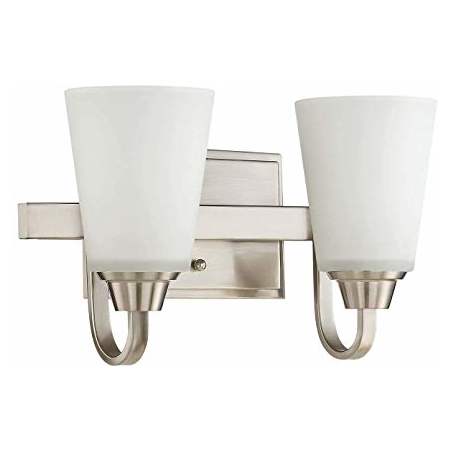 Craftmade Grace 2 Light 14" Wide Vanity Light Brushed Polished Nickel