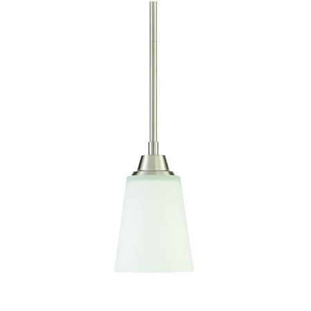 Craftmade Grace 5" Wide Mini Pendant Brushed Polished Nickel