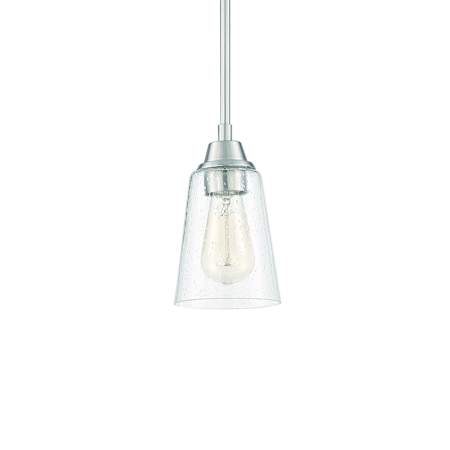 Craftmade Grace 5" Wide Mini Pendant Brushed Polished Nickel