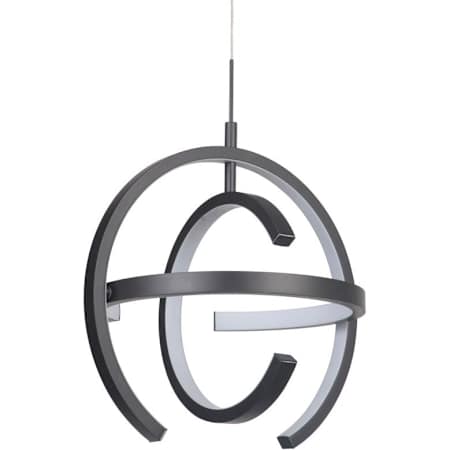 Craftmade Dolby 14" Wide LED Abstract Chandelier Matte Black