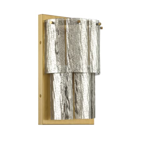 Craftmade Museo 2 Light 14" Tall Bathroom Sconce Satin Brass